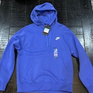 Nike Men's Royal Blue Pullover Hoodie